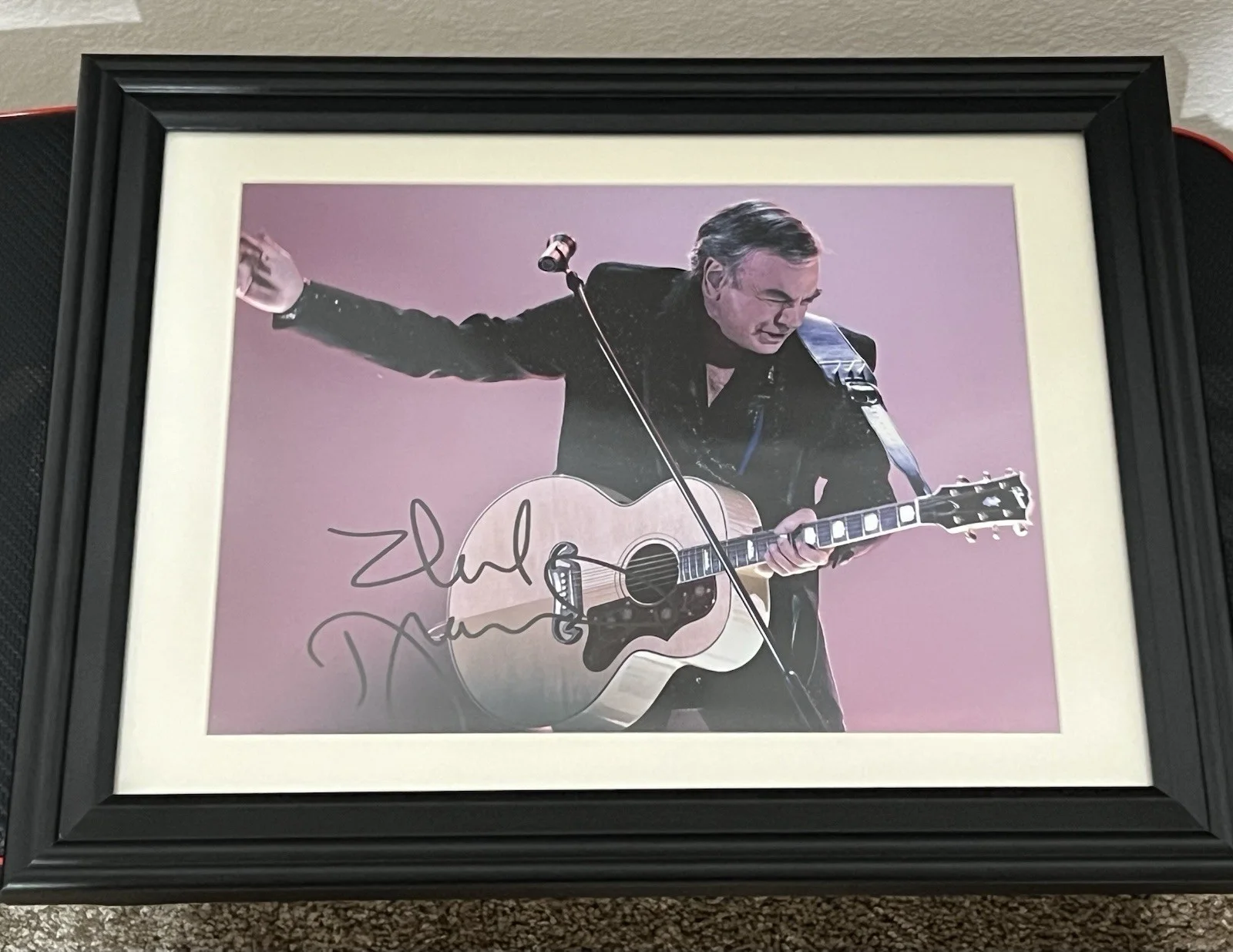 NEIL DIAMOND 8X11.5 Framed Autographed signed photo Music Legend, изображение 4