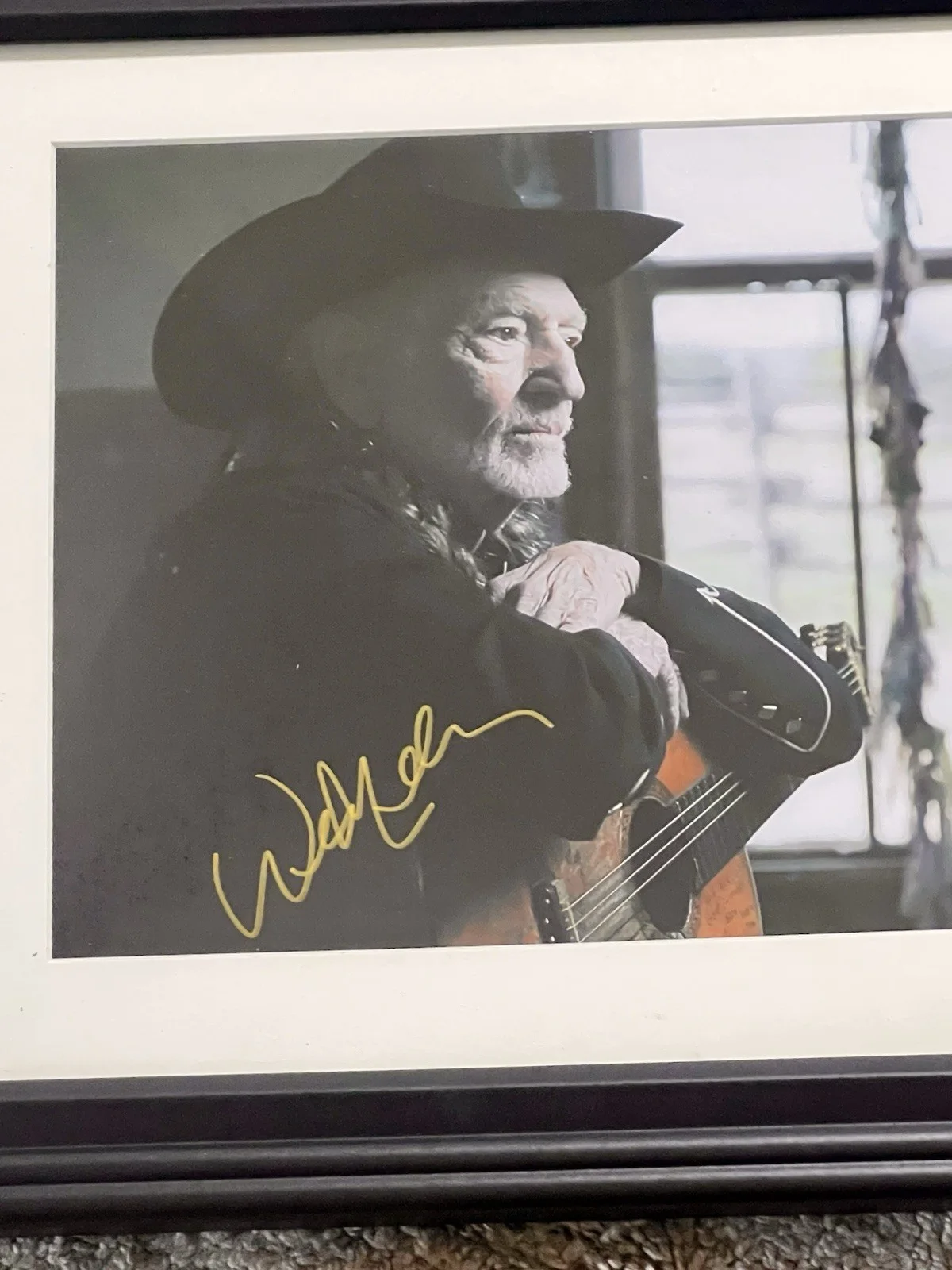 WILLIE NELSON Autographed 8 X 11.5 Signed Photo Framed Country Legend, изображение 4