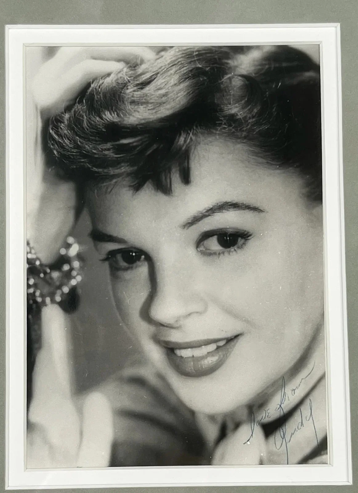 Judy Garland — Vintage 1954 Judy Garland Signed Framed Photo " A Star is Born" Vicki Lester, изображение 3
