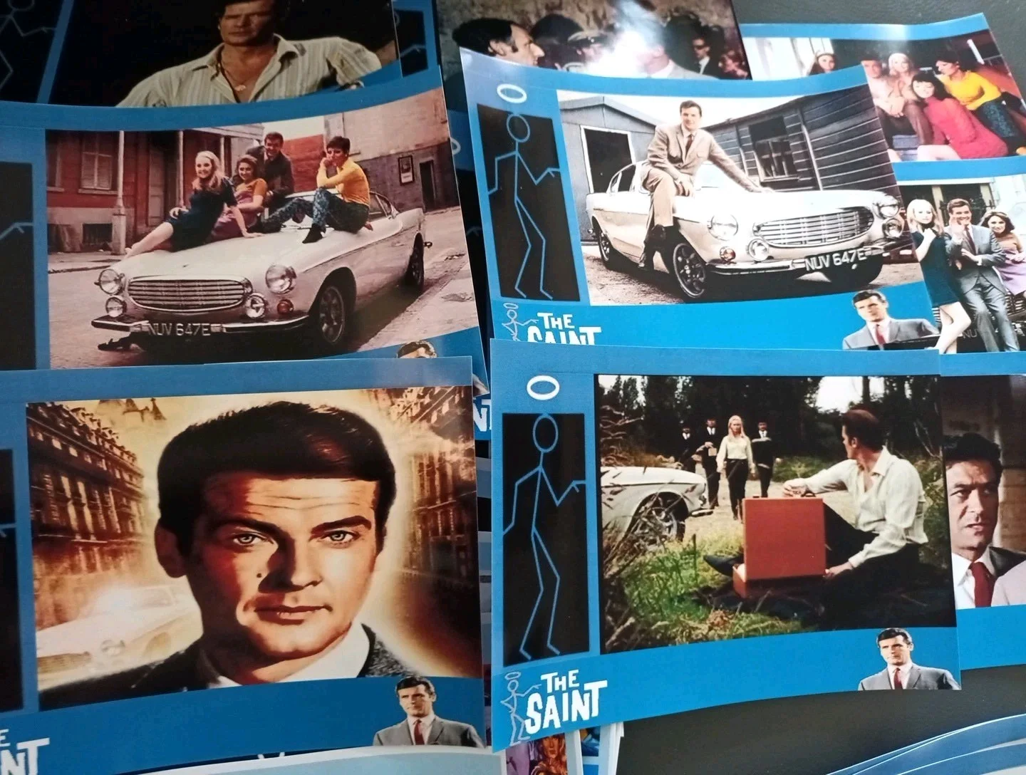 The Saint (Roger Moore) 26 Unofficial Lobby Cards. 2 sets 7x5ins. New., изображение 4