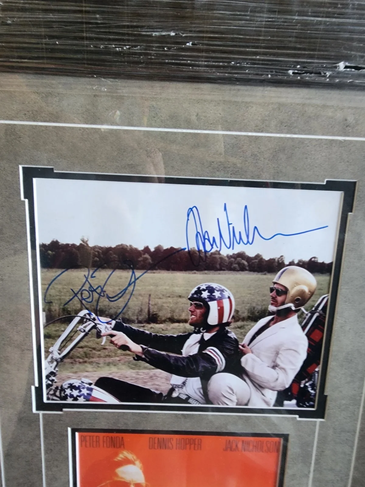 Easy rider, dual signed by jack nicholson and peter fonda on a 8 X 10 Color Pic, изображение 5