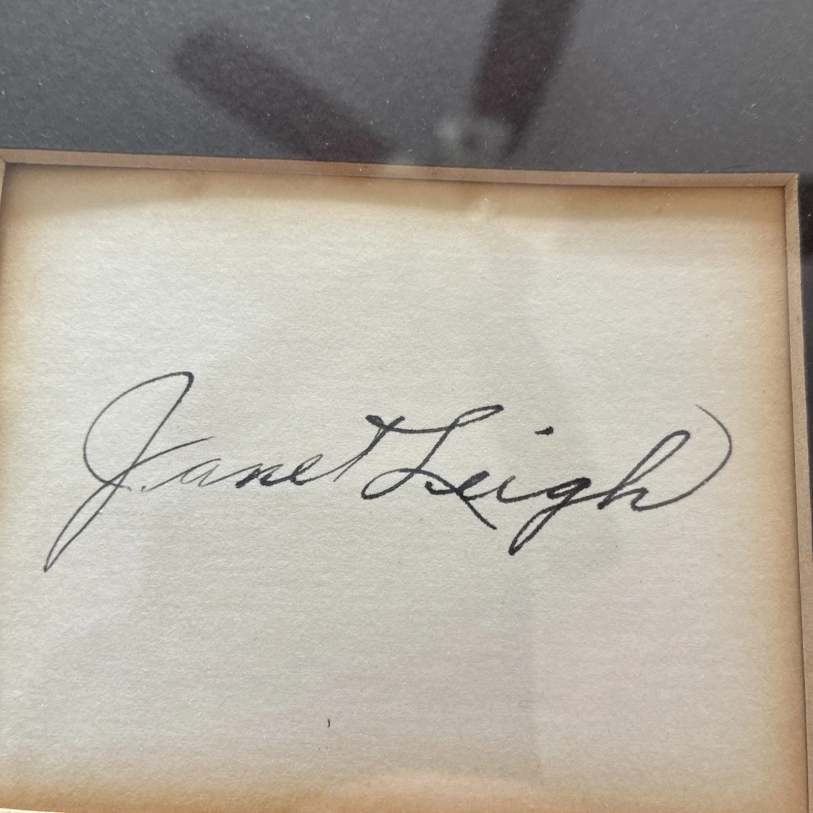 Anthony Perkins Janet Leigh — Psycho Universal 1960 - Anthony Perkins Janet Leigh Framed - SIGNED, image 3