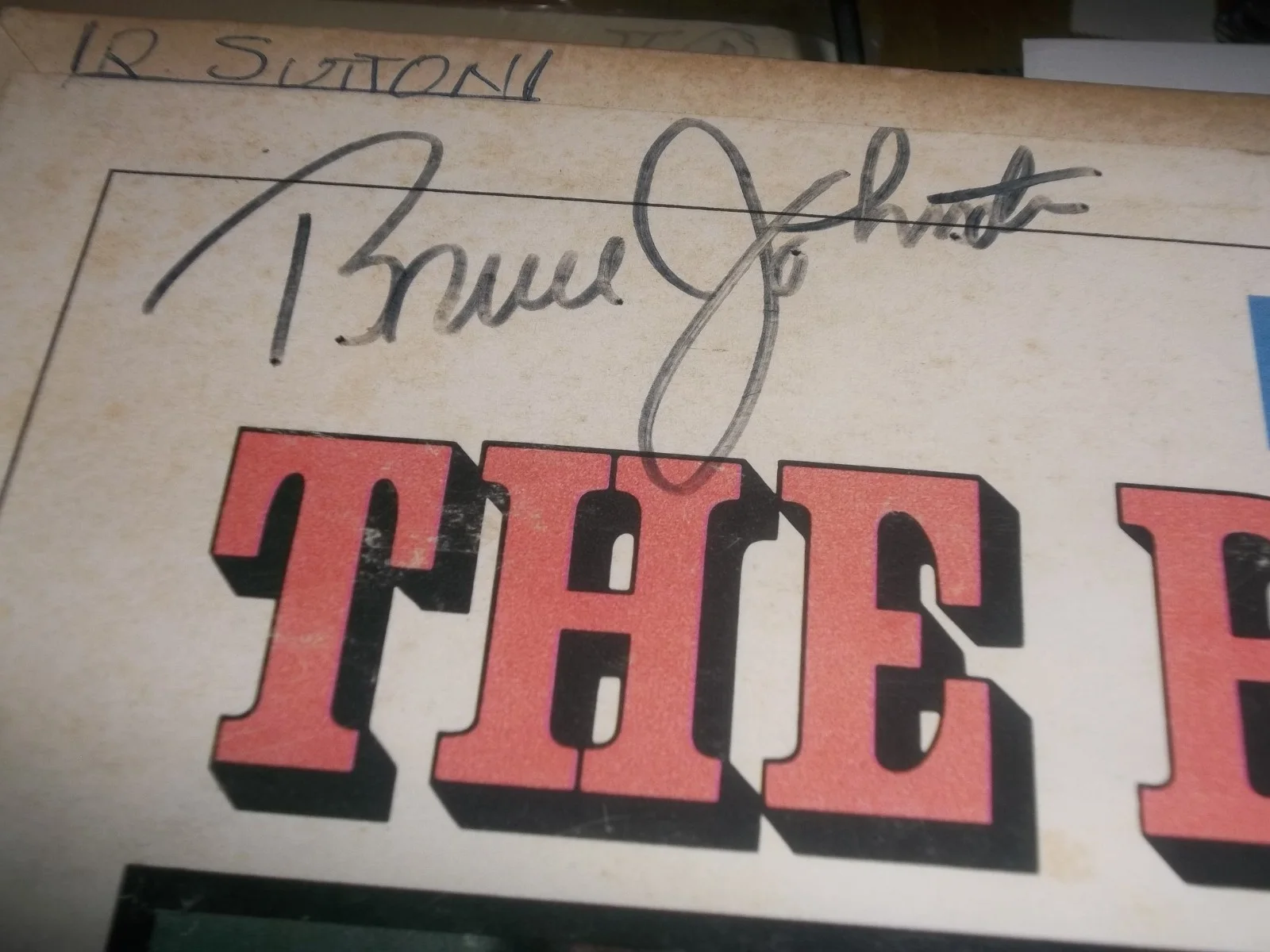 Original Hand Signed by all 5 "Best of the Beach Boys" albumi, изображение 5