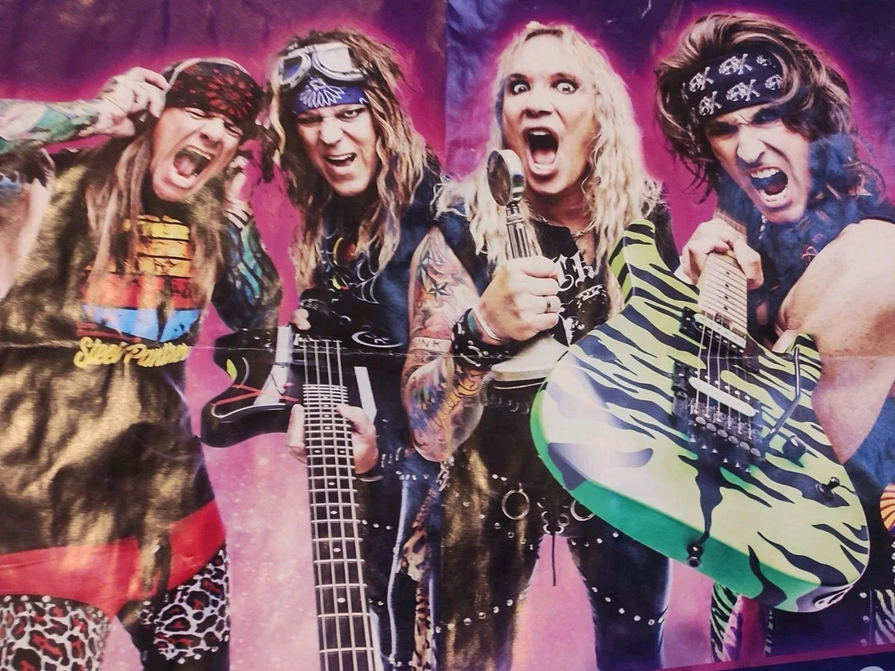 SIGNED Concert Poster 50x35cm GREECE🎸 STEEL PANTHER USA 🎸Music Rock Metal, изображение 3