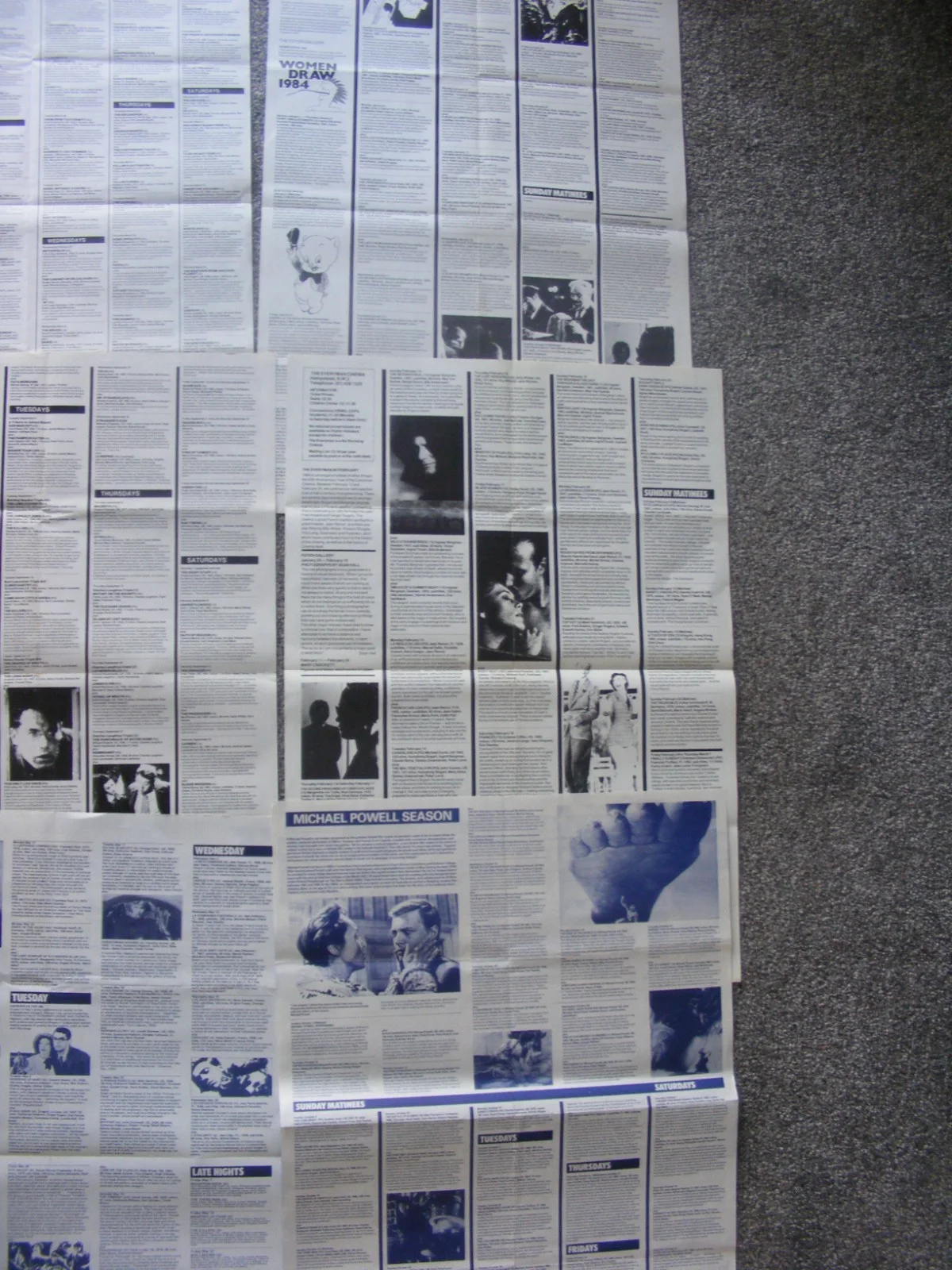 vintage posters; everyman cinema, opp hampstead tube, early 80s genuine, изображение 5