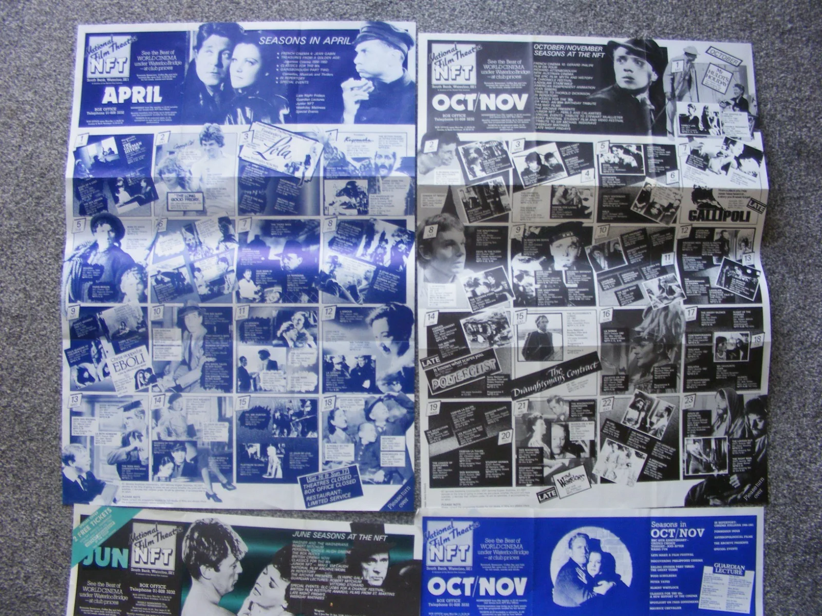 vintage posters; national film theatre, south bank, waterloo, se1; genuine post, изображение 2