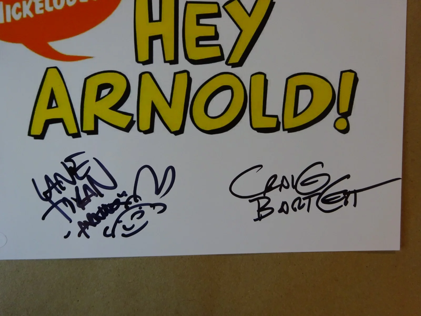 Craig Bartlett, Lane Toran — Autographed Craig Bartlett & Lane Toran Signed 8"x10" Photo Hey Arnold JSA COA, изображение 3