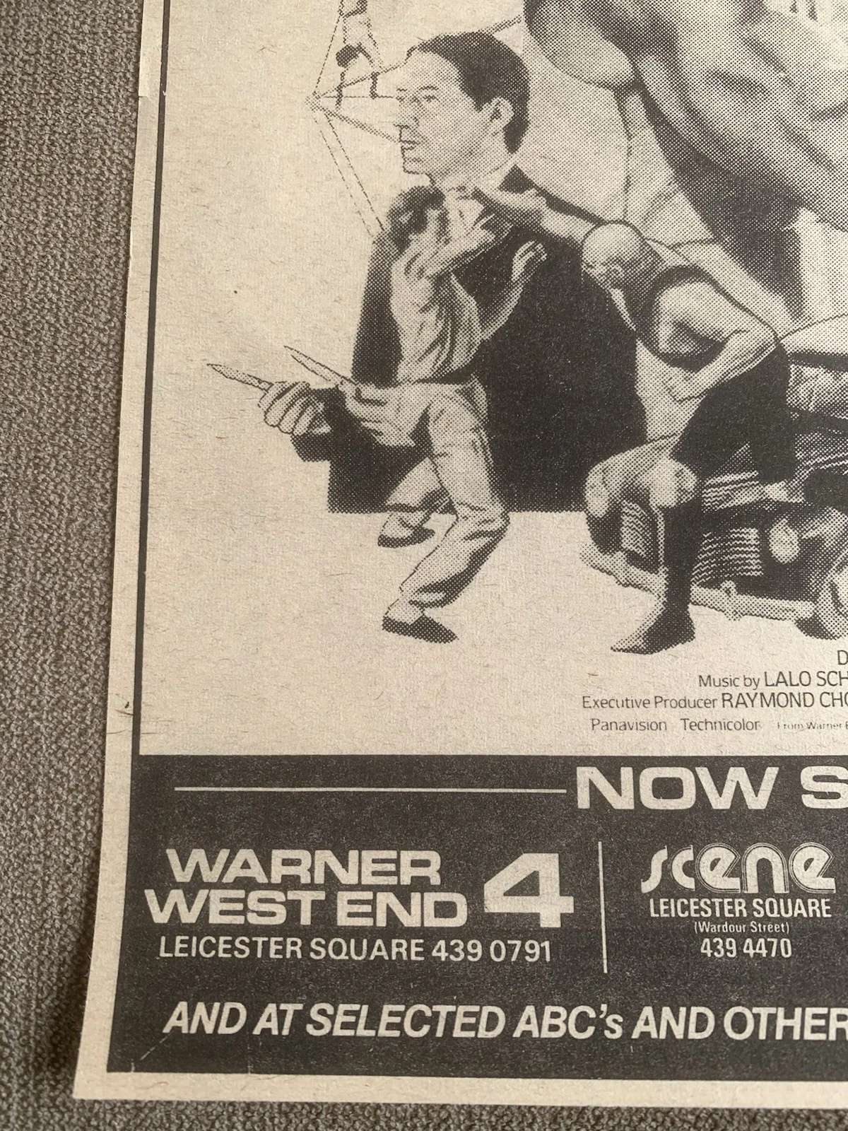 Jackie Chan The Big Brawl - 1980 Vintage Original UK Cinema Newspaper Ad Rare, изображение 4
