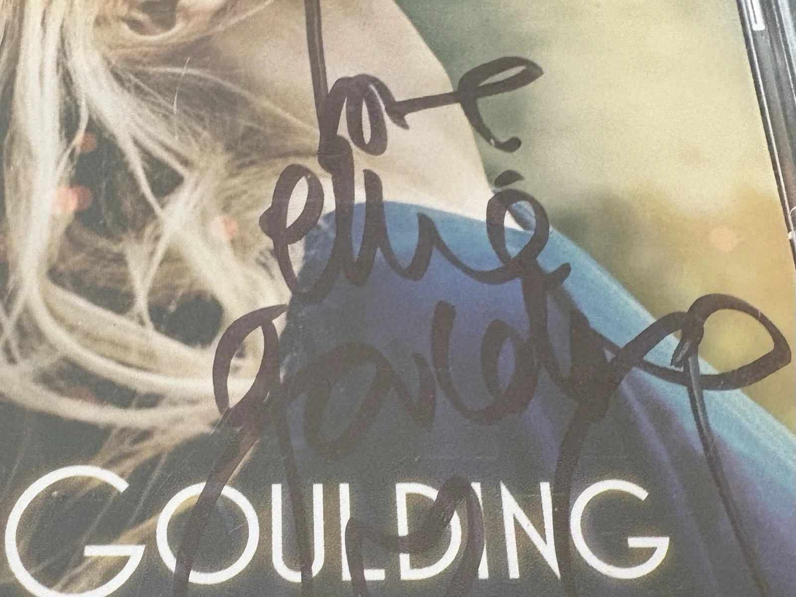 Ellie Goulding Lights Signed Booklet W/CD Original Music Autograph LOA, image 2