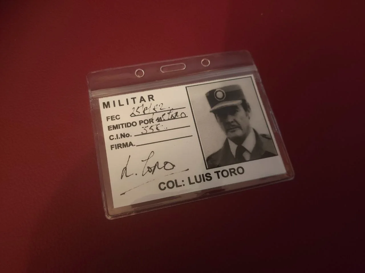PROP - James Bond - LUIS TORO - fan inspired ID BADGE, image 2