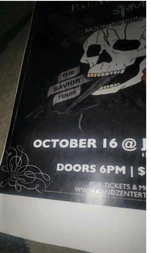 Metro Station Signed Official Tour Poster, image 4