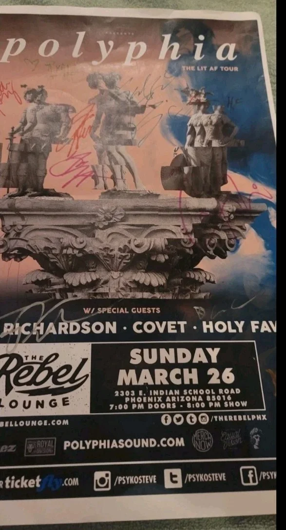 Polyphia Signed Official Tour Poster, image 2