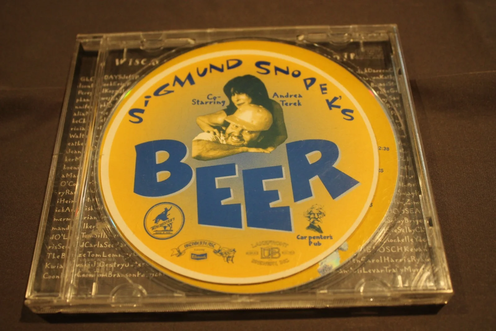 SIGNED: Sigmund Snopek's BEER CD signed by Sigmund and co-star Andrea Terek, изображение 4