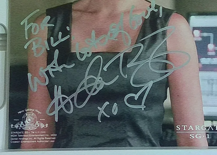 Amanda Tapping — Amanda Tapping signed- Stargate SG1 - 8x10 Color photo, изображение 2