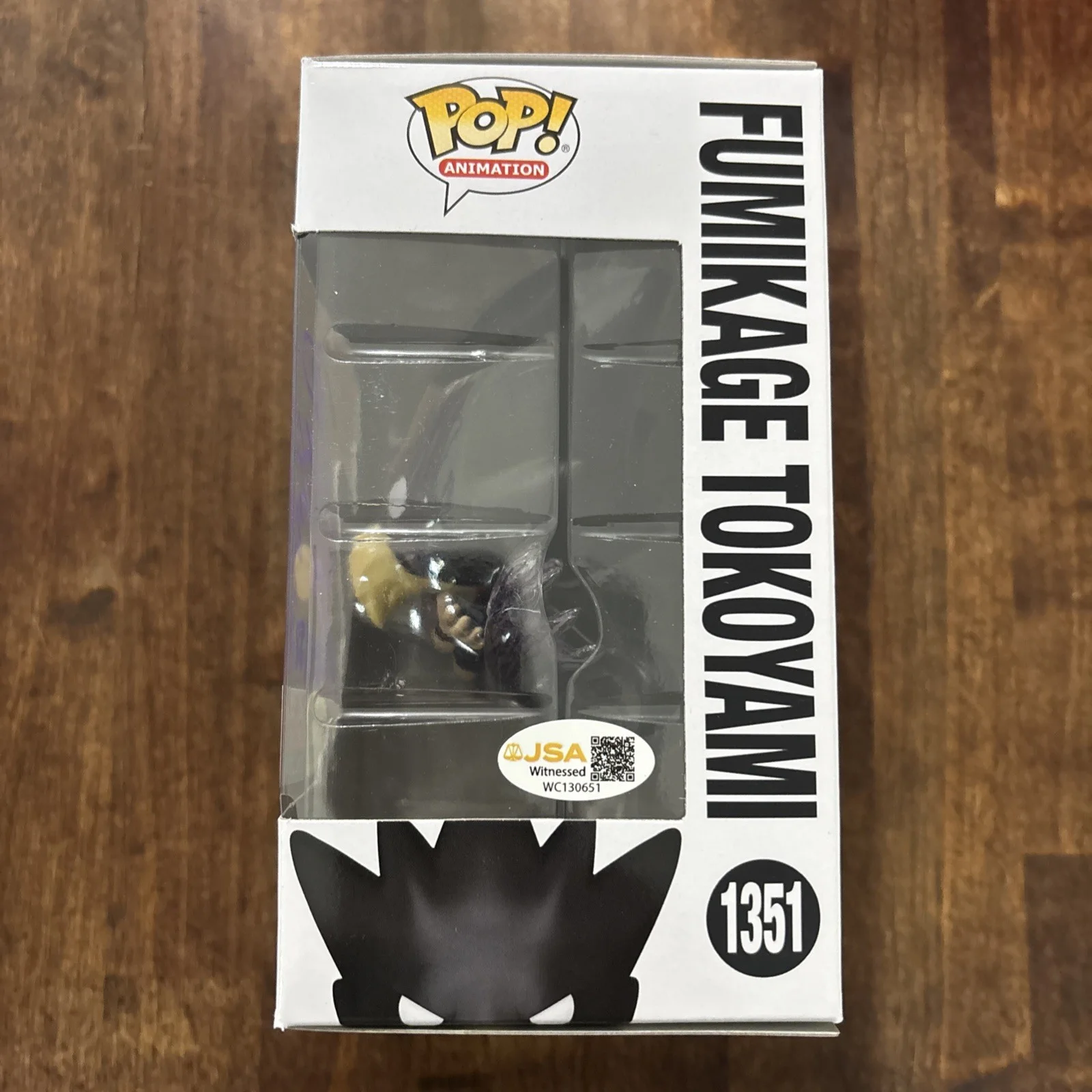 Yoshimasa Hosoya — Yoshimasa Hosoya JVA Signed Funko Pop #1351 Fumikage Tokoyami My Hero Academia, изображение 2
