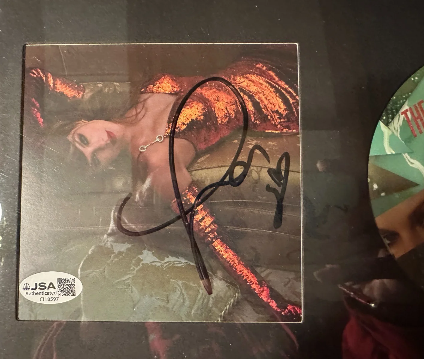 Taylor Swift - SIGNED "Life of A Showgirl" #2 JSA certified authentic - framed!, image 3