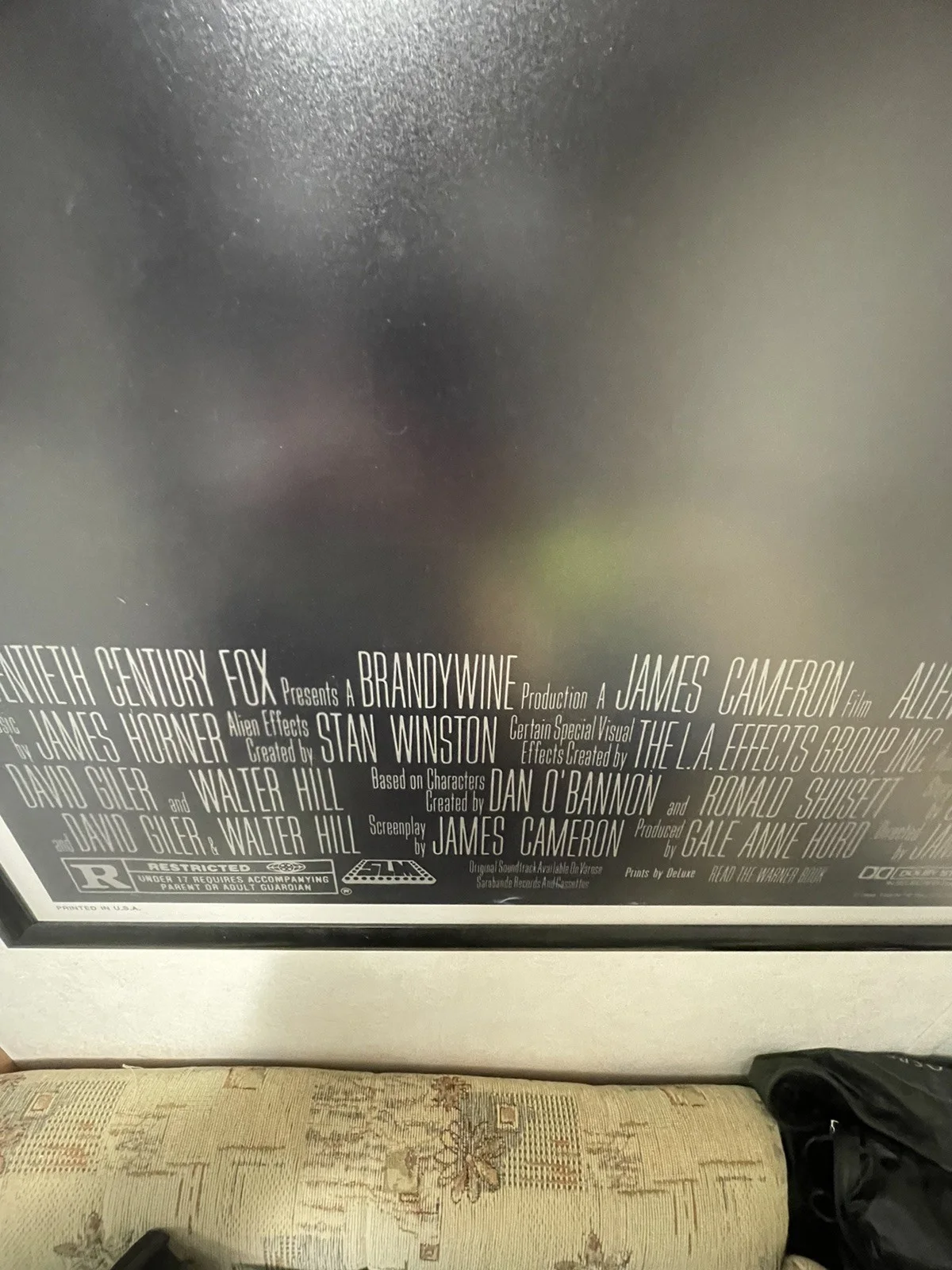 Aliens Original Cinema One Sheet Poster 27x41 Very Rare Rolled, изображение 4