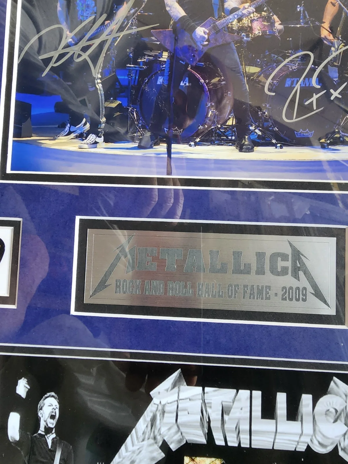 METALLICA Signed 8x10 Photo IN PERSON - WITH FULL LETTER OF AUTHENTICITY COA, изображение 3