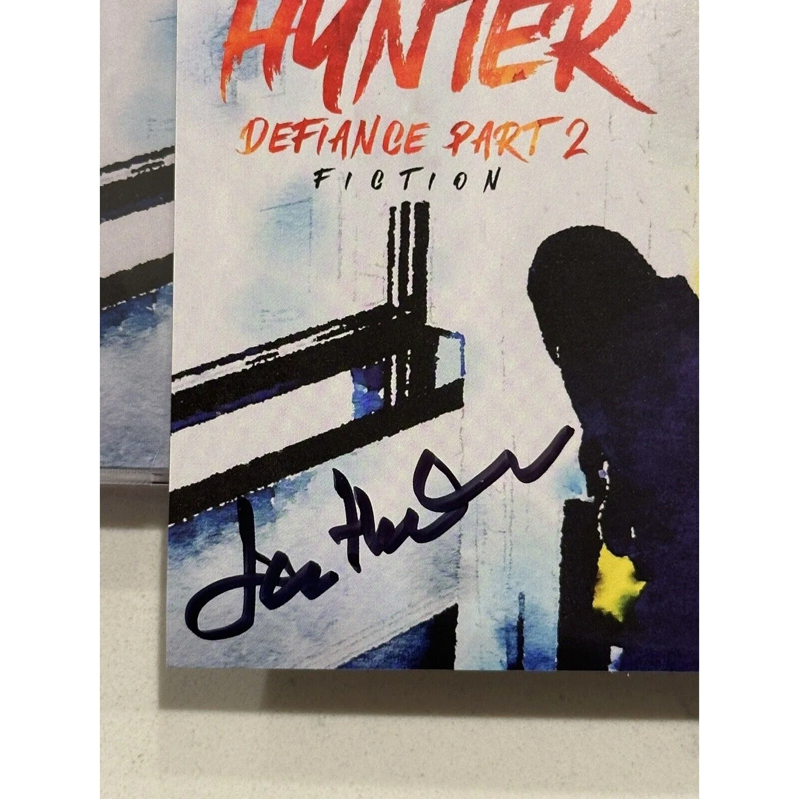 IAN HUNTER/MOTT AUTOGRAPHED "DEFIANCE PART 2" SIGNED ARTCARD NEW SEALED CD 2024, изображение 3