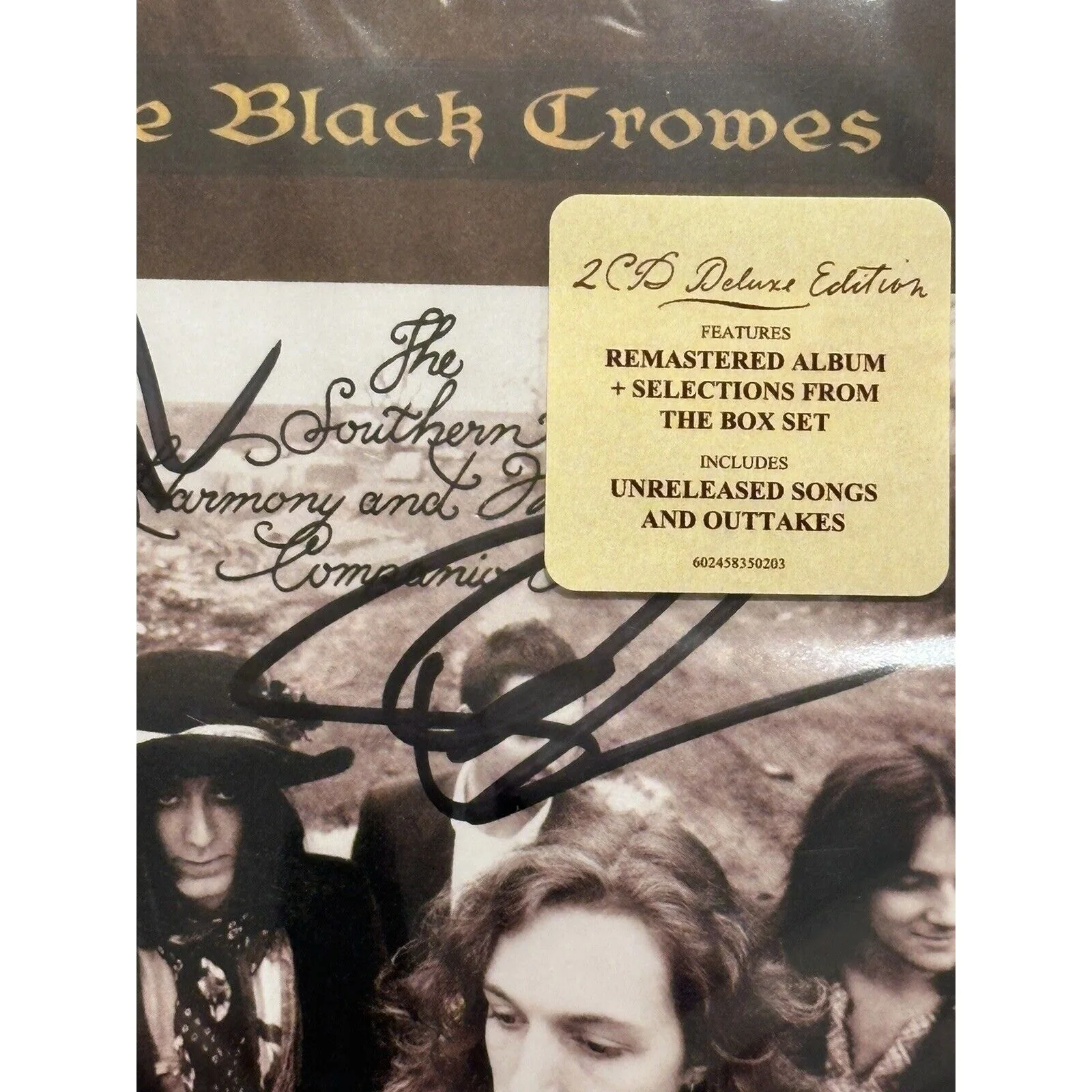 The Black Crowes The Southern Harmony & Musical Companion SIGNED AUTOGRAPHED #2, изображение 3