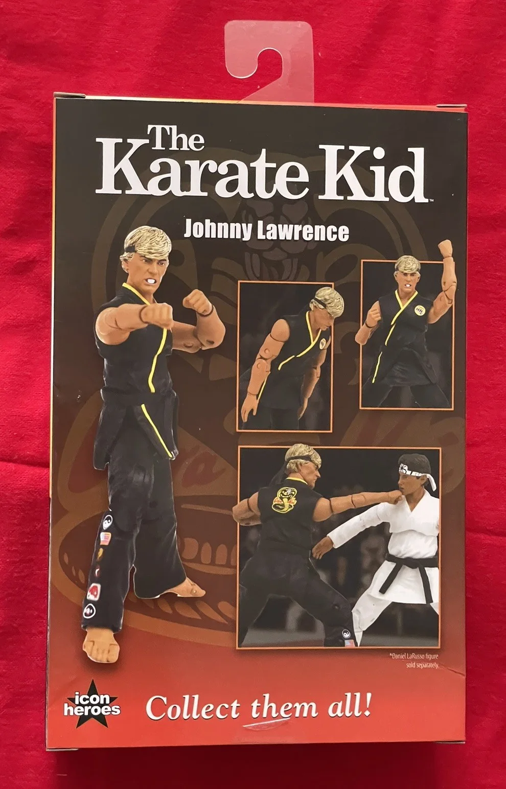 Johnny Lawrence - Icon Heroes The Karate Kid 6” Action Figure Toy - Cobra Kai 🐍, изображение 4