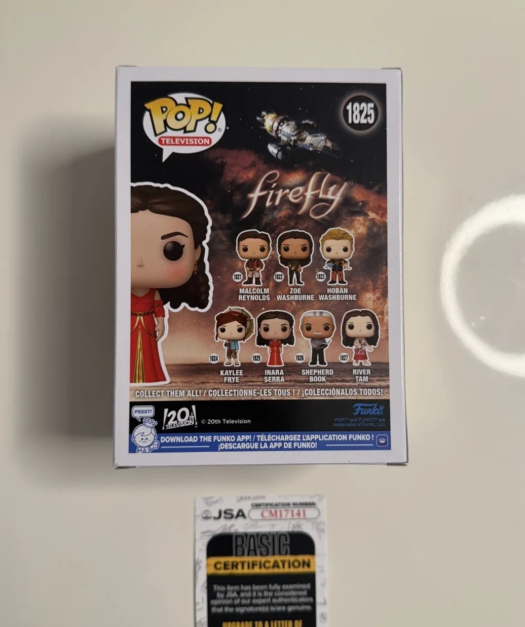 Morena Baccarin — Morena Baccarin Autographed Inara Serra Funko Pop Firefly JSA COA, image 3