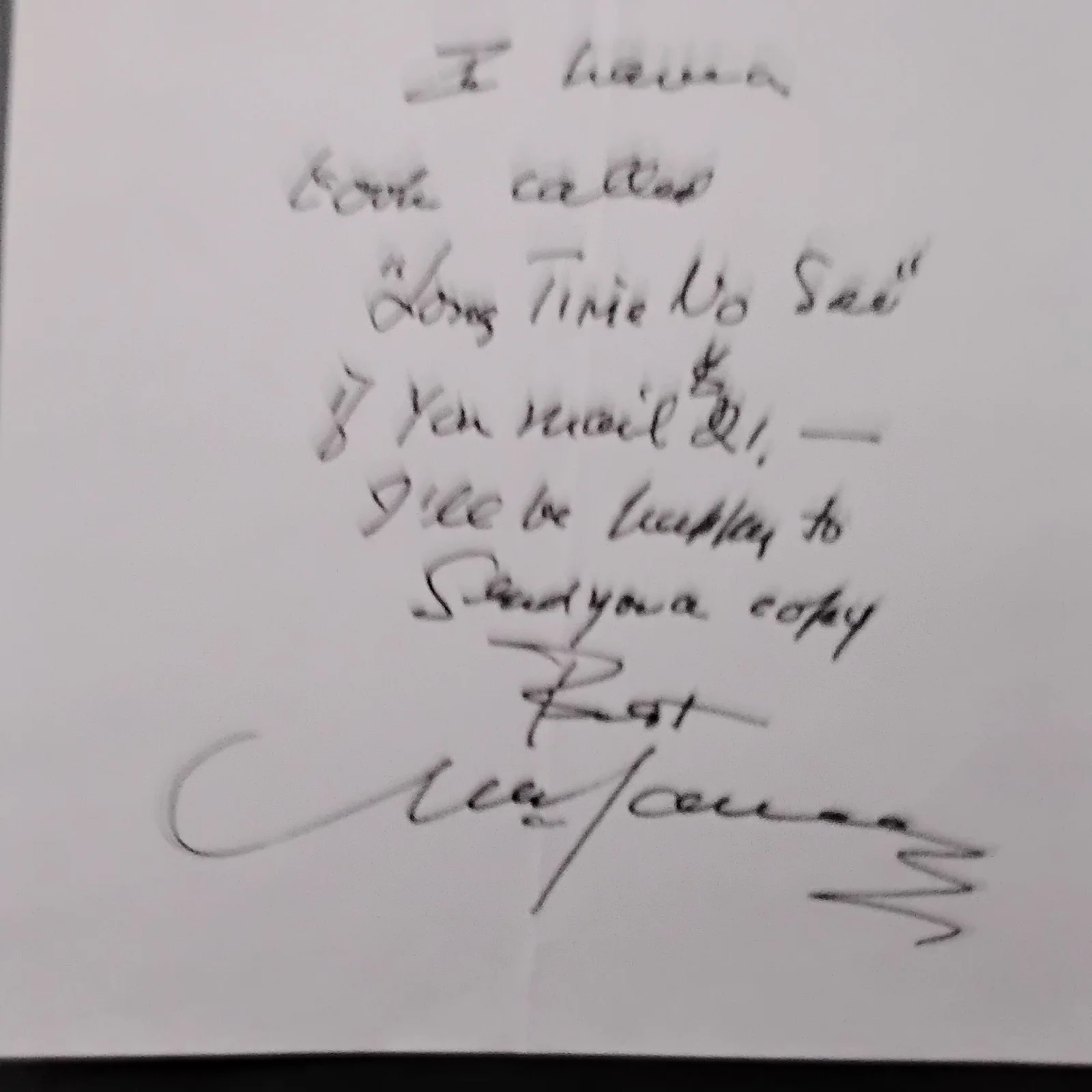 Marc Lawrence SIGNED Note Photo Movie TV Actor Gun for Hire Asphalt Jungle Bond, изображение 4
