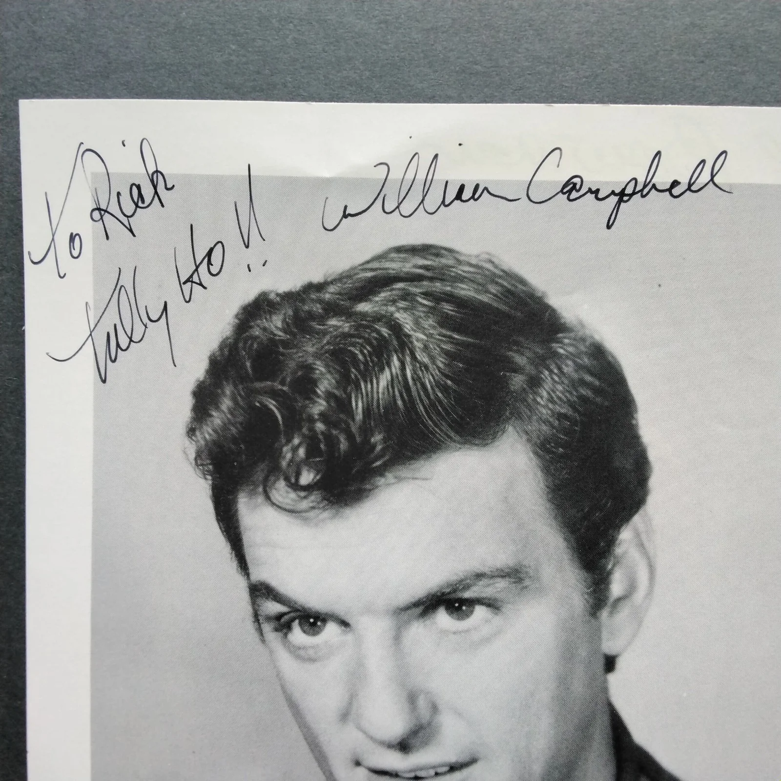 William Campbell SIGNED Photo Movie Actor Star Trek Love Me Tender Naked & Dead, изображение 5