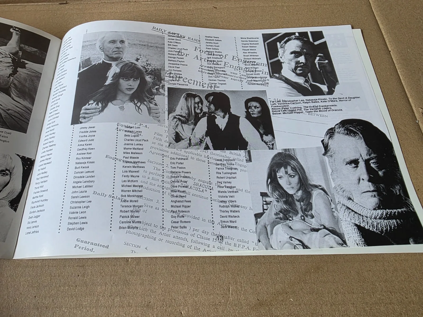 Hammer At Bray Studios Brochure 40th Anniversary of Dracula Hammer Horror, image 5