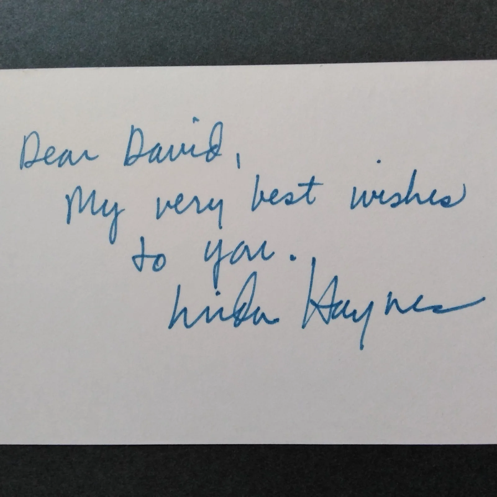 Linda Haynes SIGNED Card Photo 70s Movie Actress Rolling Thuner Coffy Burbaker, изображение 3