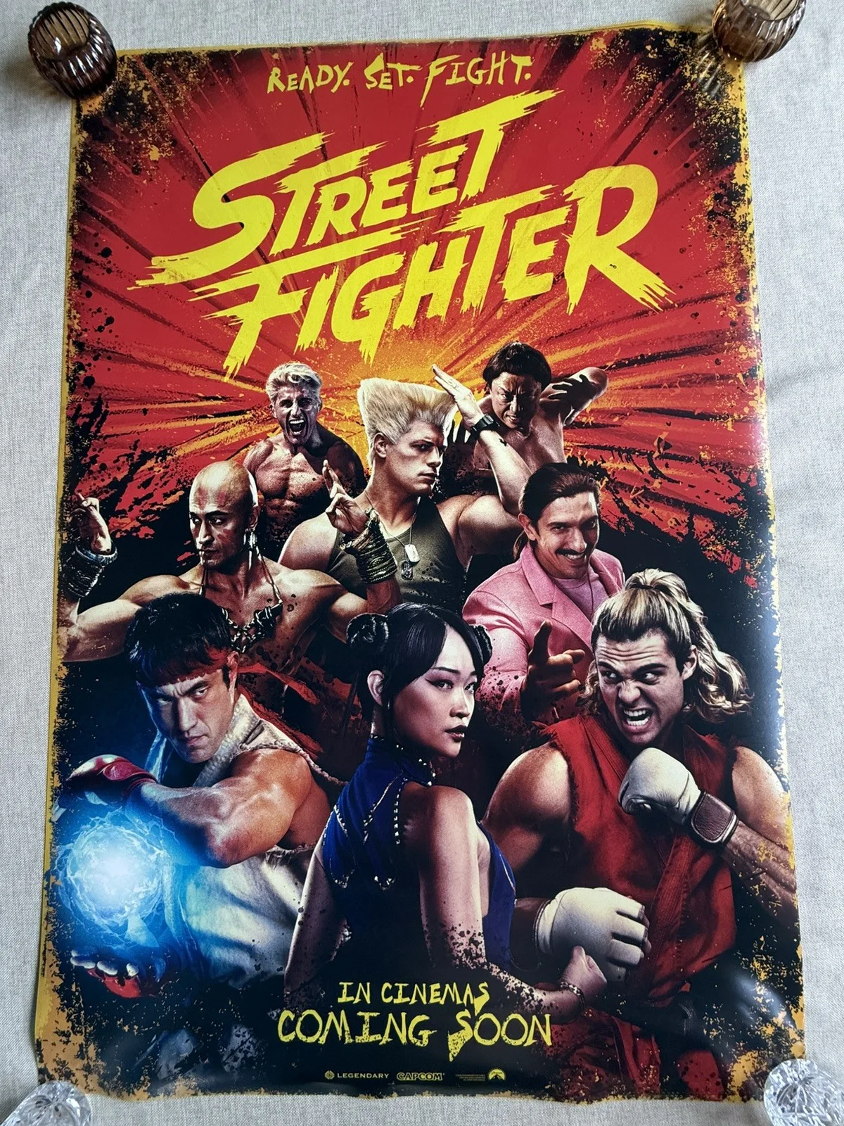Street Fighter UK Original Cinema one sheet Poster 20 x40" DS high 2026, изображение 3