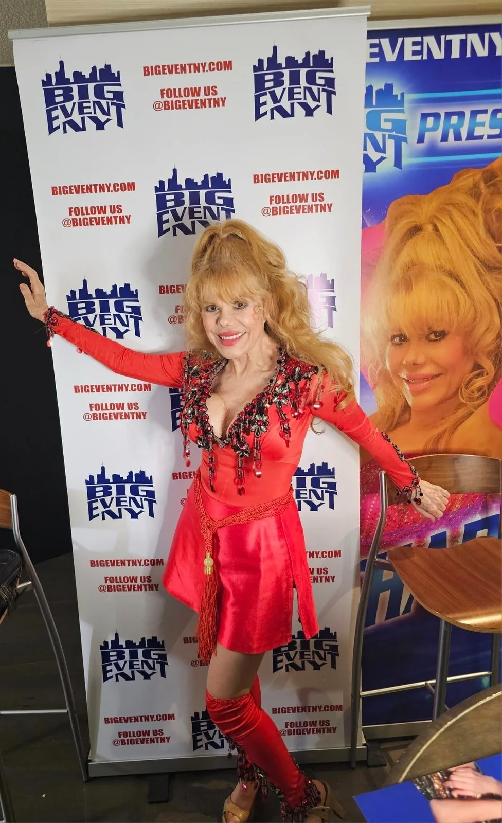 CHARO — ~~ CHARO Authentic Hand-Signed "Cuchi~Cuchi ~ ICON" 8x10 Metallic Photo (JSA), image 2