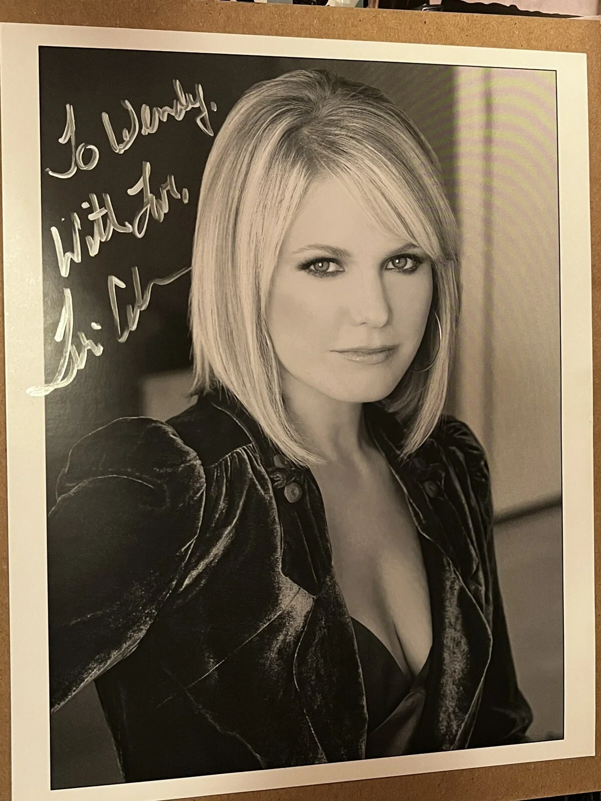 Terri Colombino Conn — Terri Colombino Conn Signed 8x10 Photo Actress Soap Opera As The World Turns #2, изображение 2