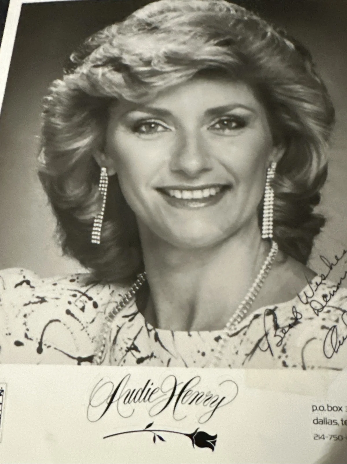 Autographed Publicity Photo of Singer AUDIE HENRY, image 4