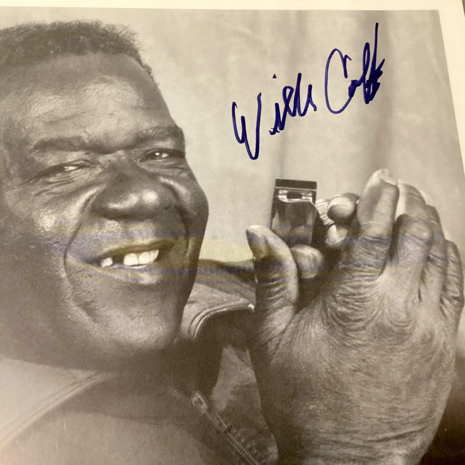 WILLIE COBBS Signed Promo Photo Autographed Blues 8x10, image 2