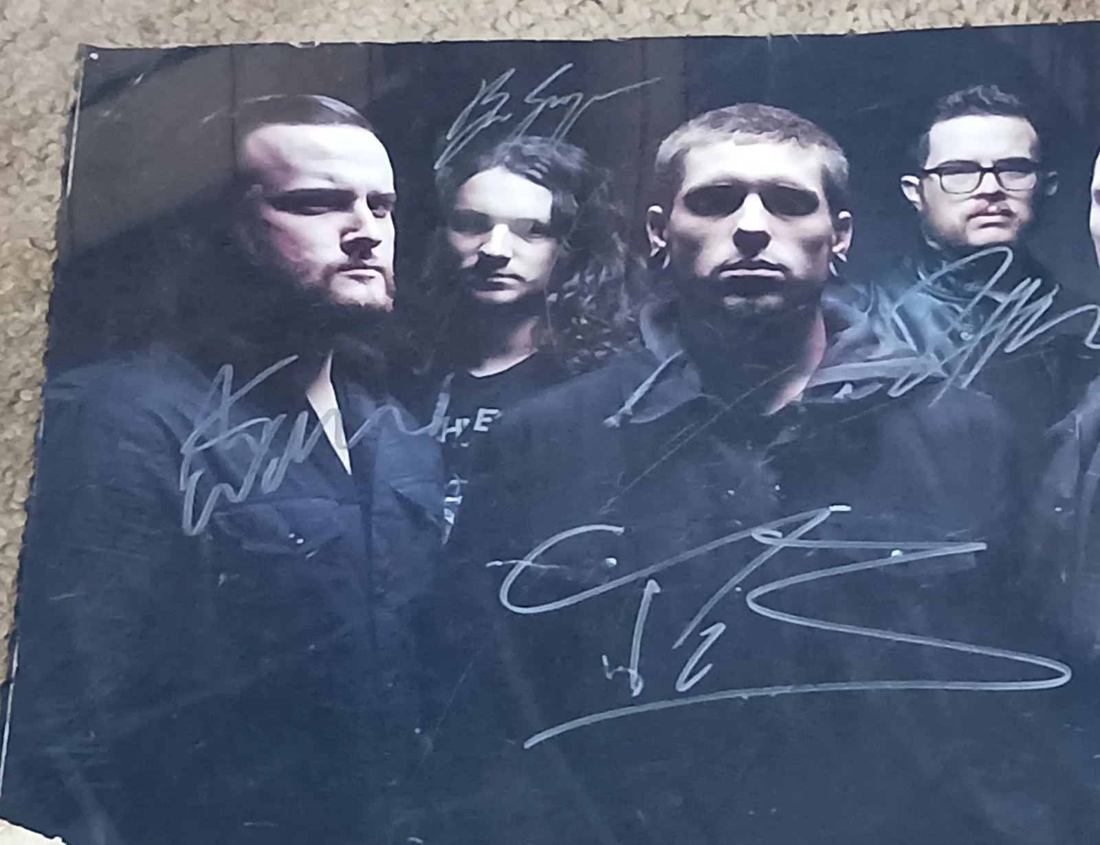 WHITECHAPEL: "Mayhem Festival" Band Autographed 18x24 Pre-Owned Poster, image 4