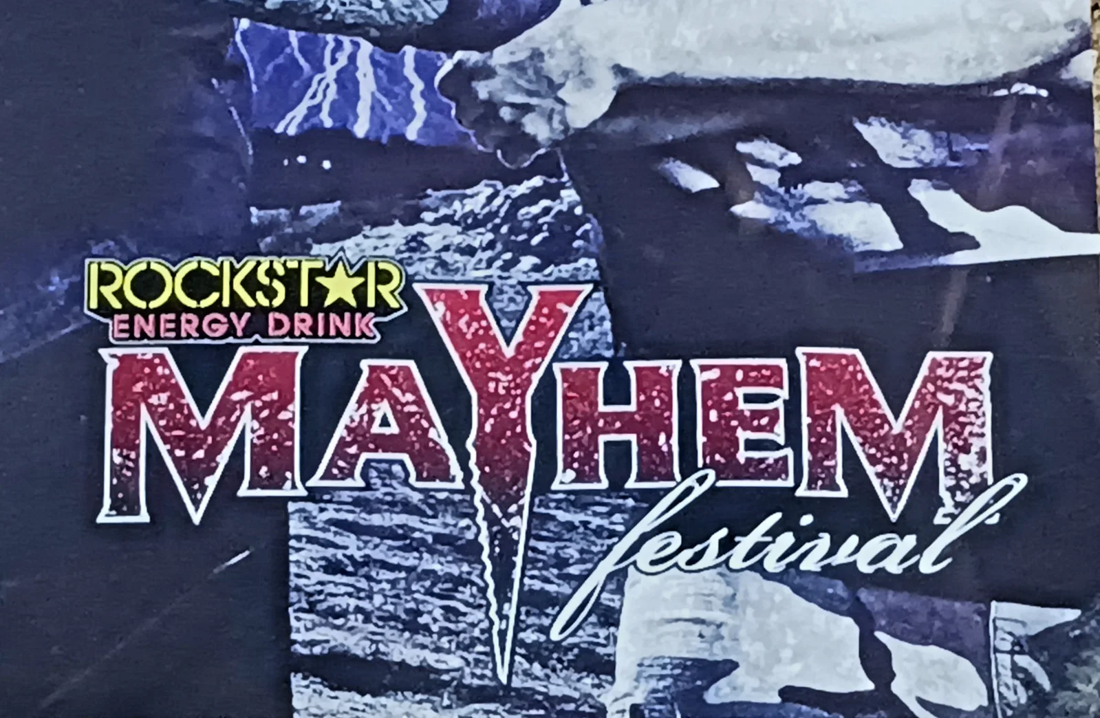 SUICIDE SILENCE: "Mayhem Festival" Band Autographed 18x24 Pre-Owned Poster #1, image 5