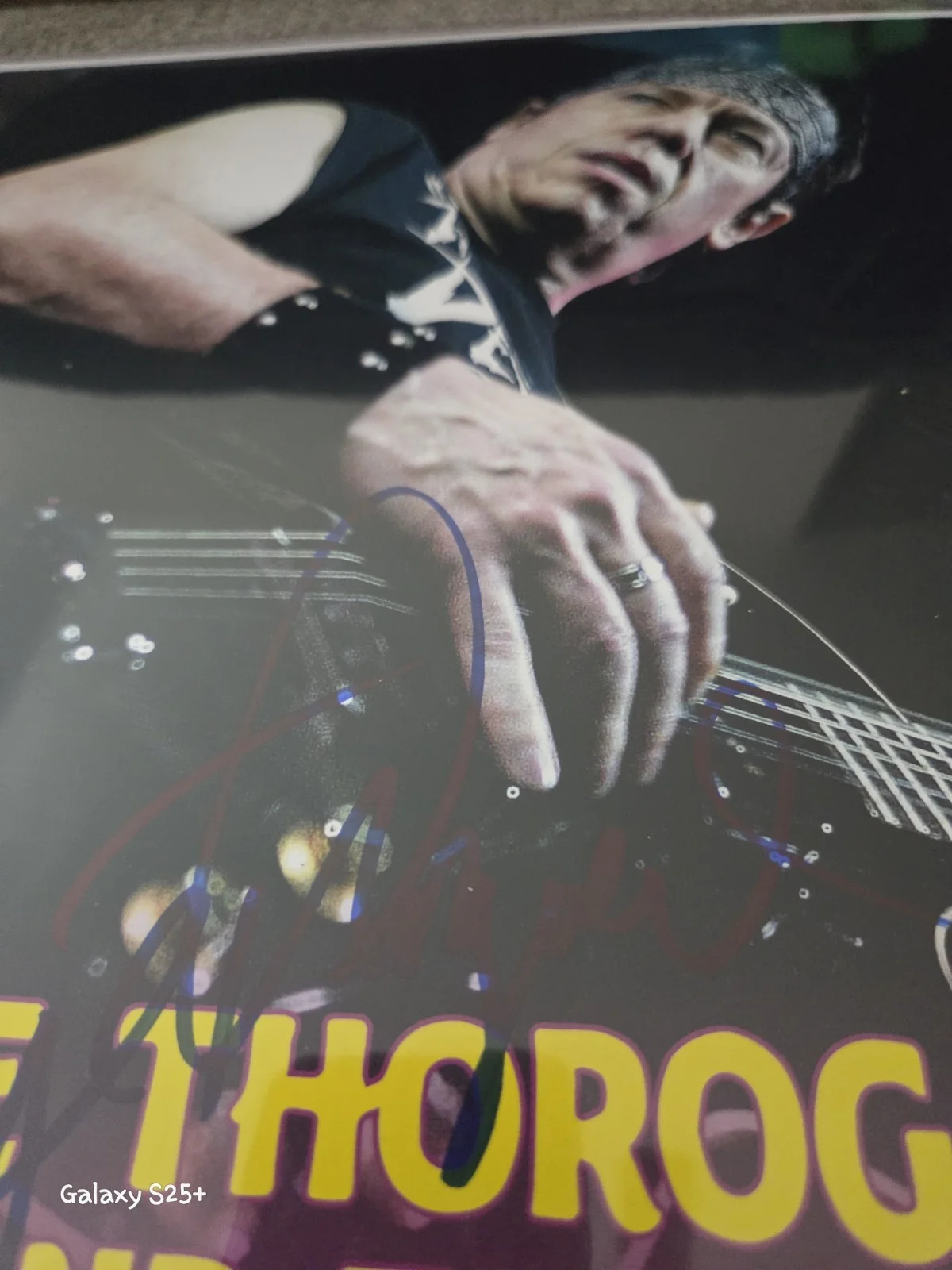 George Thorogood Signed Autographed 11x17 Poster I Drink Alone. Bad To The Bone!, изображение 3
