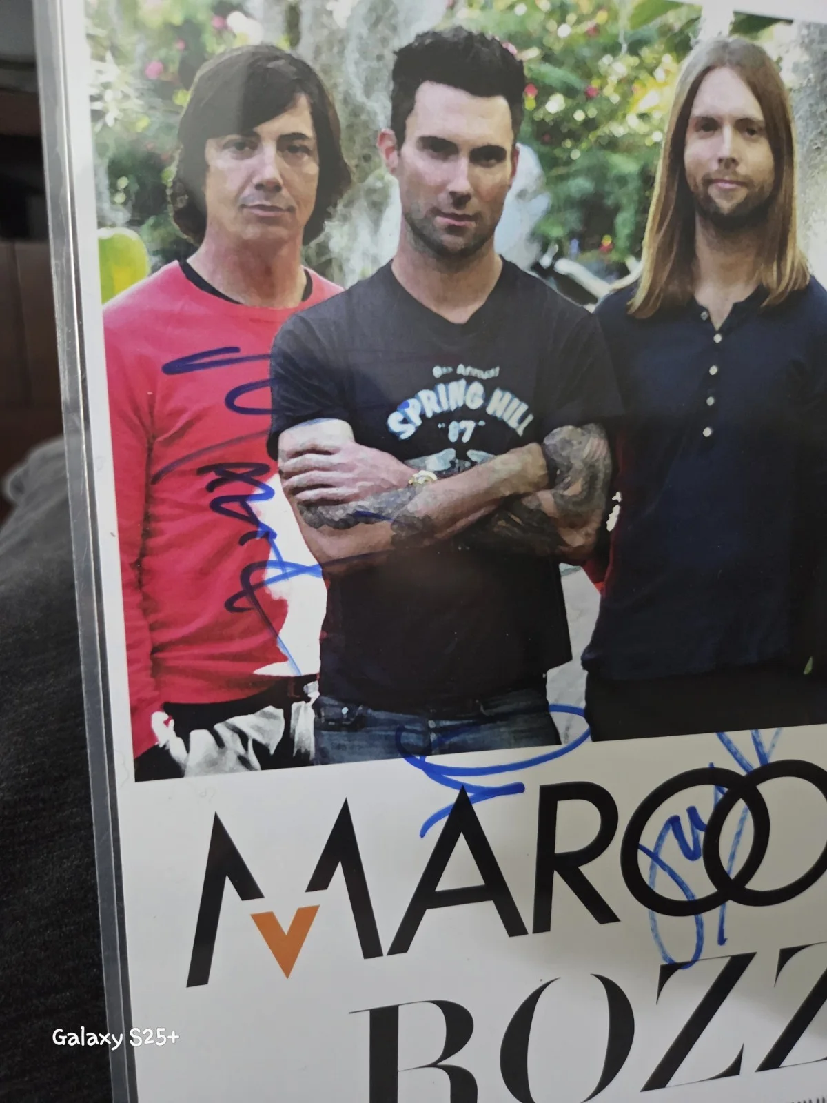 Maroon 5 Signed 11x17 Poster Adam LEVINE +4 Full Band, image 2