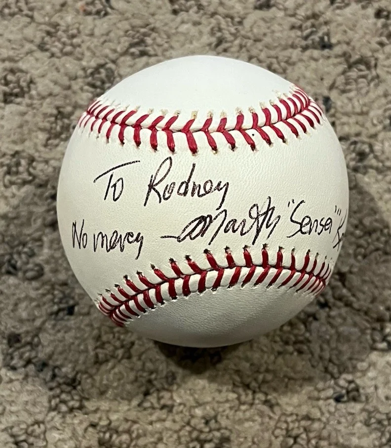 Martin Kove — MARTIN KOVE SIGNED MLB BASEBALL NO MERCY KARATE KID COBRAI KAI SENSEI KREESE
