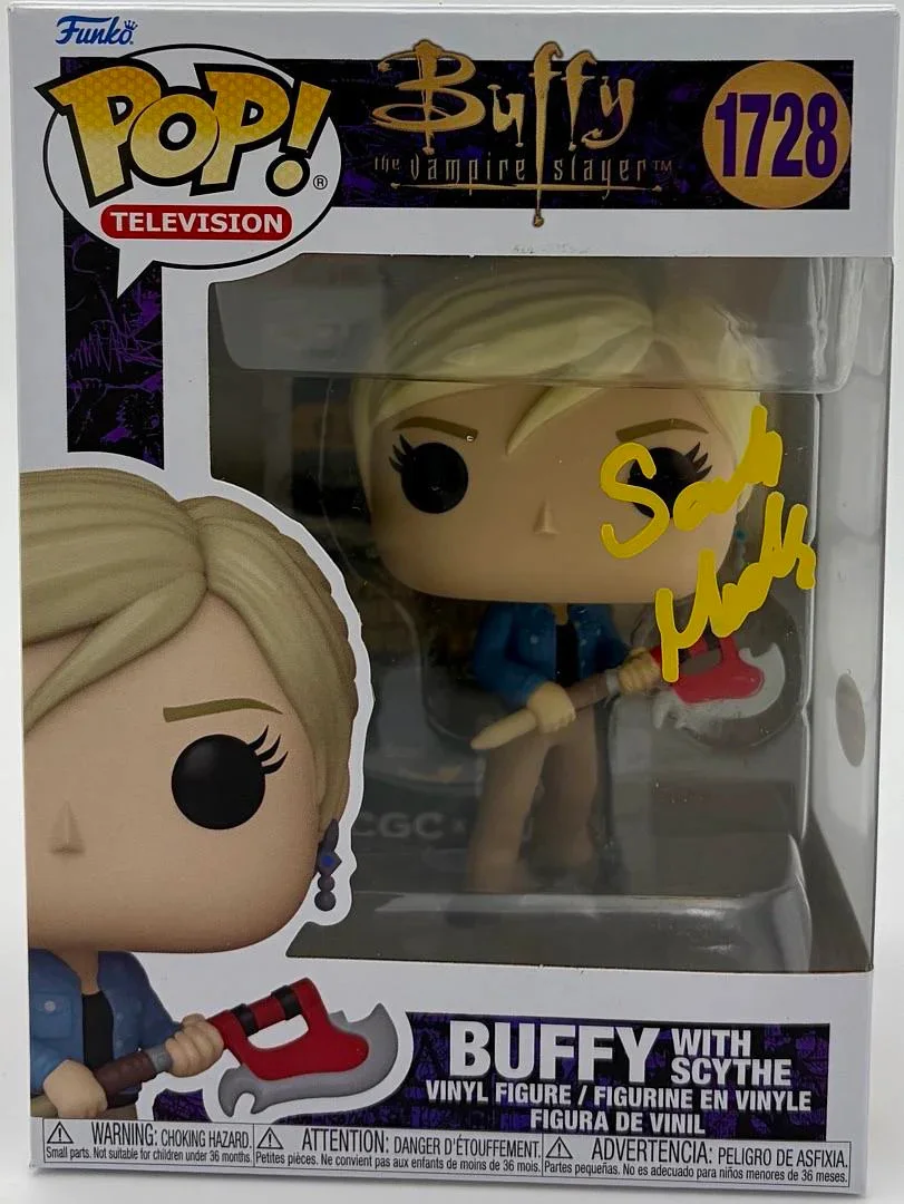 Sarah Michelle Gellar — Sarah Michelle Gellar signed "Buffy" Funko #1728 (Buffy the Vampire Slayer)-JSA