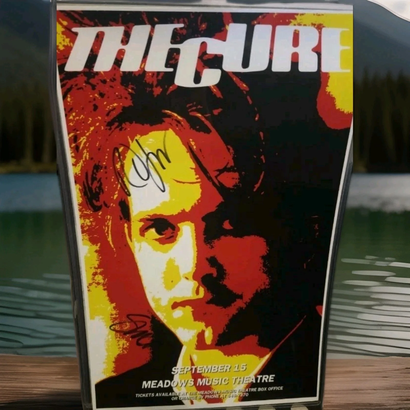 The Cure Robert Smith/ Simon G Signed 11x17 1996 The Swing Tour Concert Poster!, image 3
