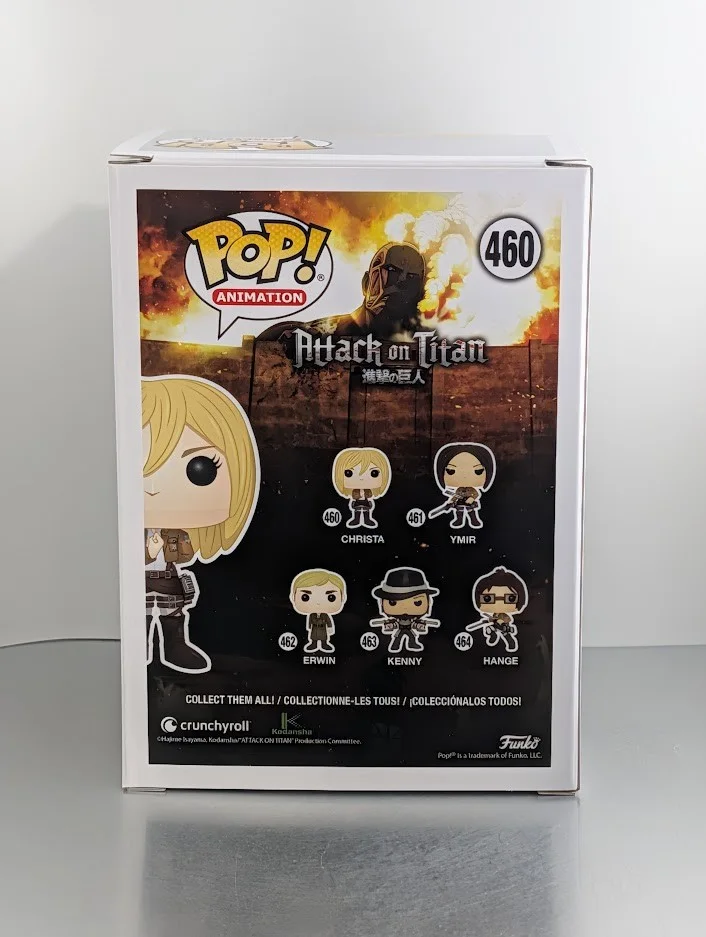 Shiori Mikami — Shiori Mikami JVA Signed Auto Funko Pop #460 Christa Attack on Titan JSA Orange, image 4
