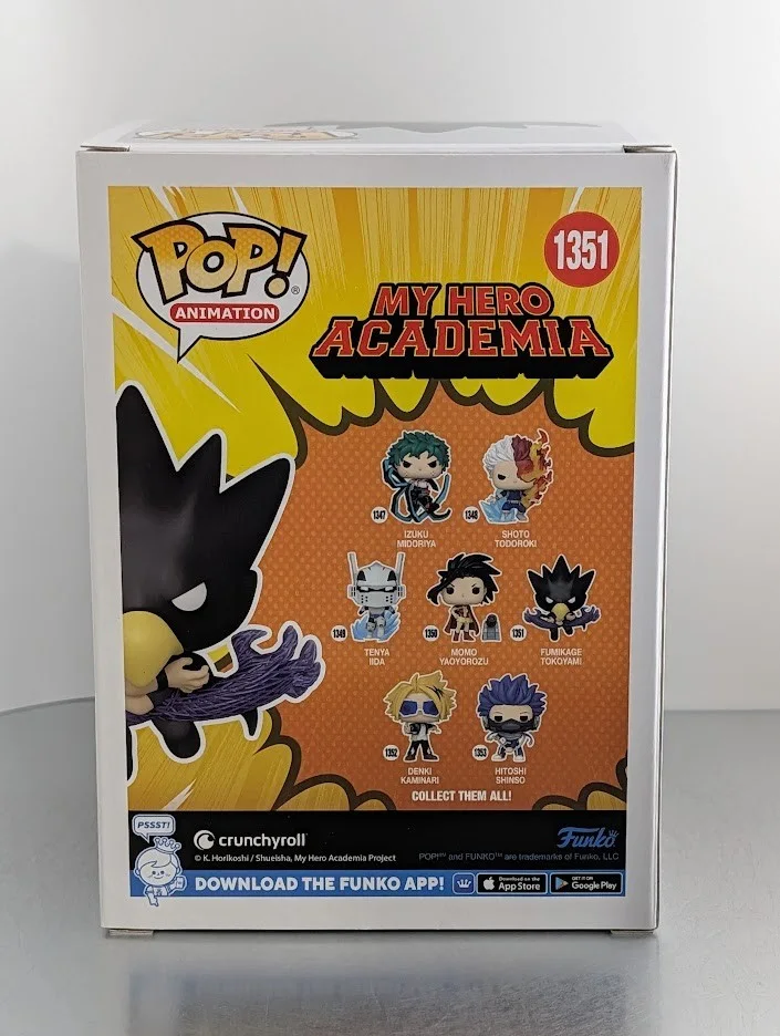 Yoshimasa Hosoya — Yoshimasa Hosoya JVA Signed Funko Pop #1351 Fumikage Tokoyami My Hero Academia, изображение 3