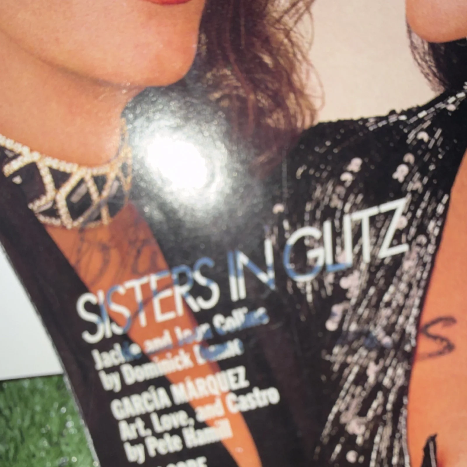 Joan Collins — Vanity Fair March 1988 Signed by Jackie & Joan Collins Sisters, изображение 3