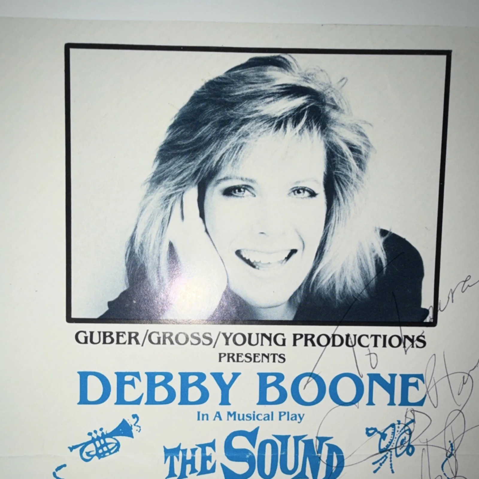 Debby Boone — Debby Boone Autographed Original The Sound of Music Theater Poster, изображение 4