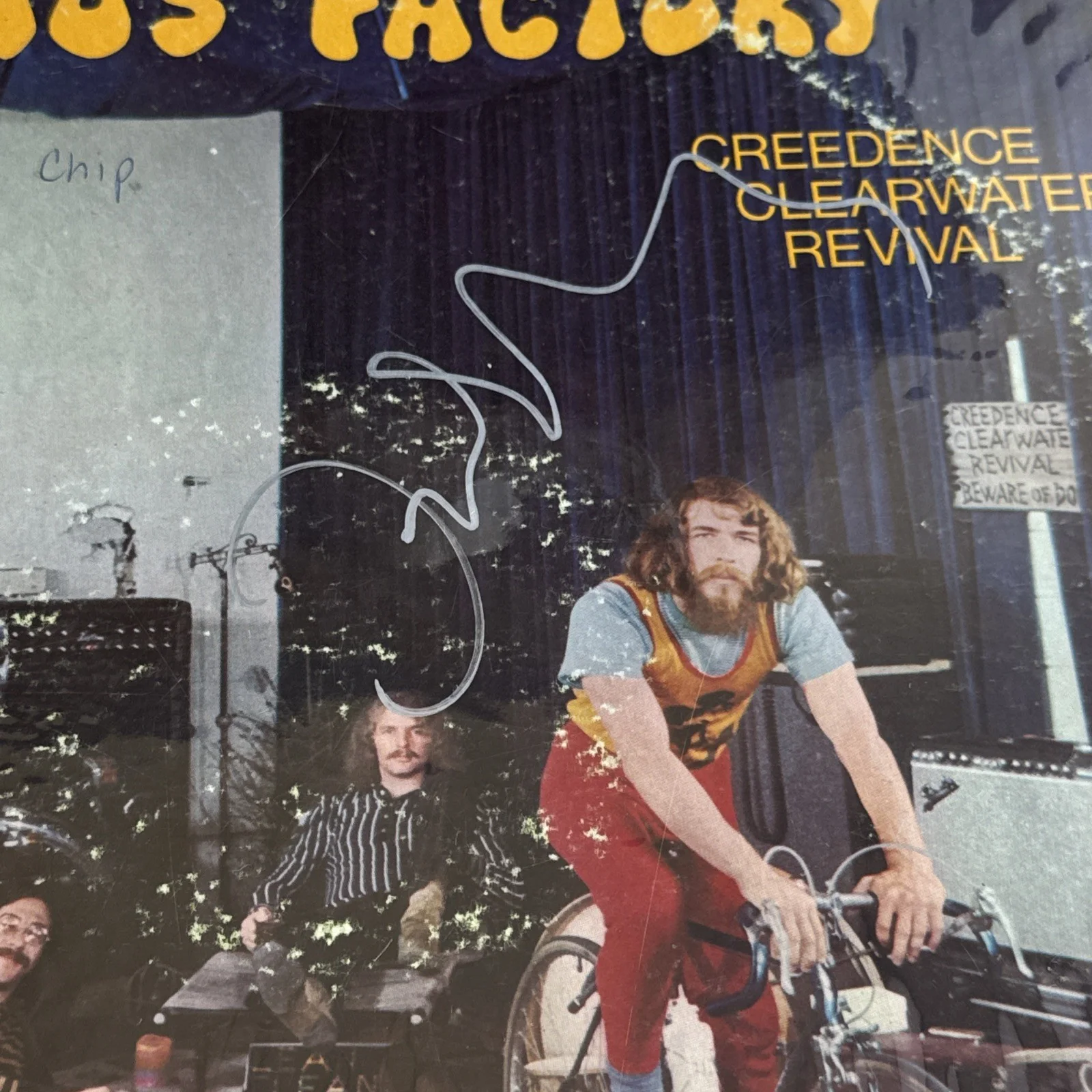 Autographed Creedence Clearwater Revival LP Signed By John Fogerty Stu Cook COA, изображение 2