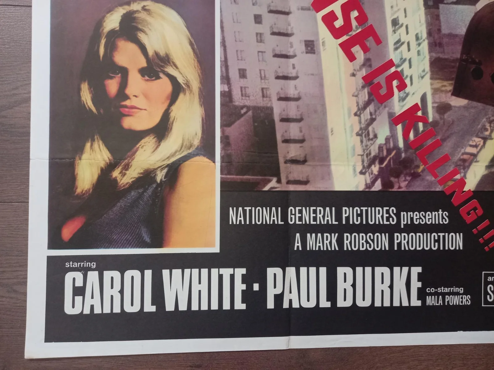 DADDY'S GONE-A-HUNTING 1969 BRITISH QUAD POSTER CAROL WHITE PAUL BURKE, изображение 2