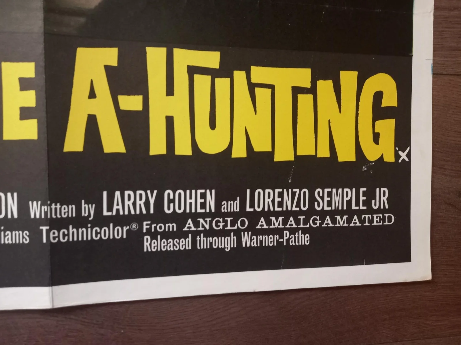 DADDY'S GONE-A-HUNTING 1969 BRITISH QUAD POSTER CAROL WHITE PAUL BURKE, изображение 5