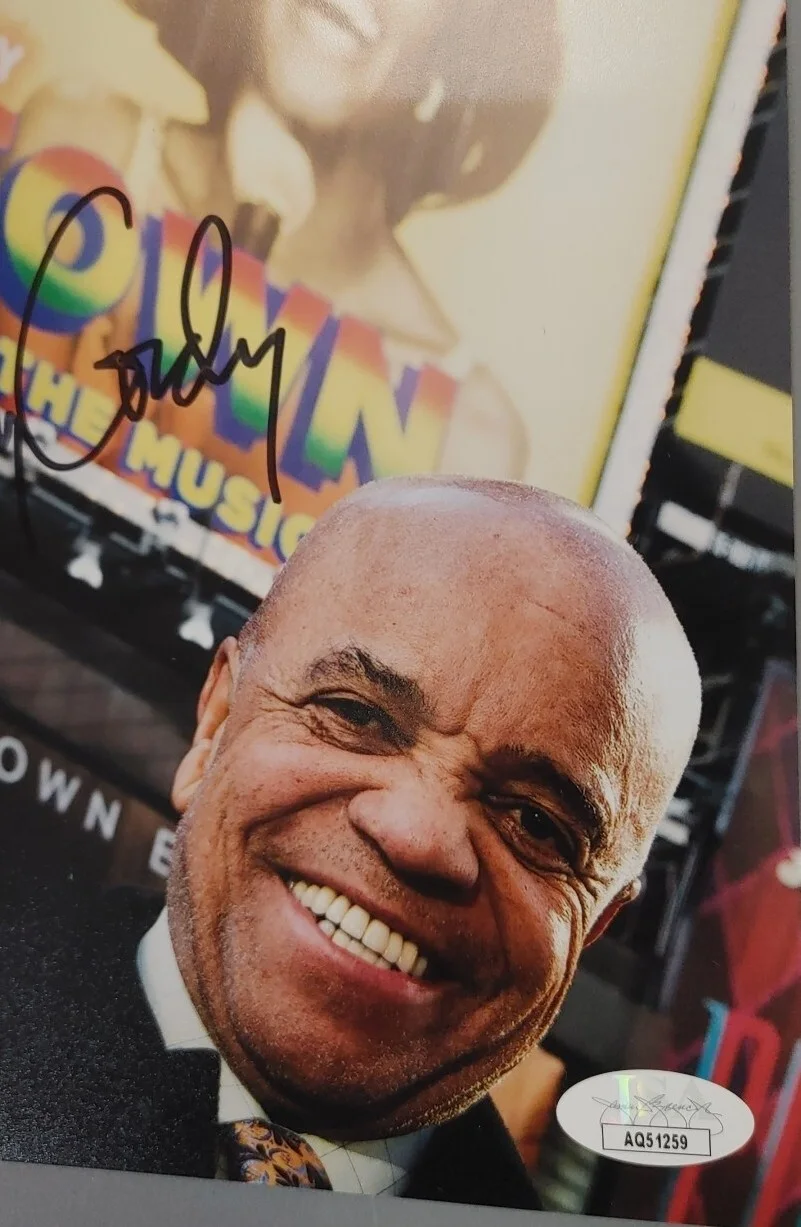 BERRY GORDY MOTOWN FOUNDER HAND SIGNED COLOR 8x10 JSA & PAAS DUAL C.O.A. RARE ++, изображение 3